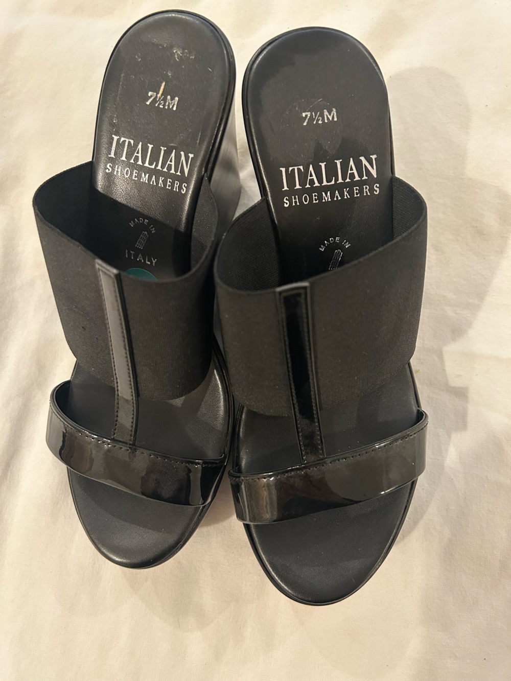 NEW Black Italian Platform Sandal